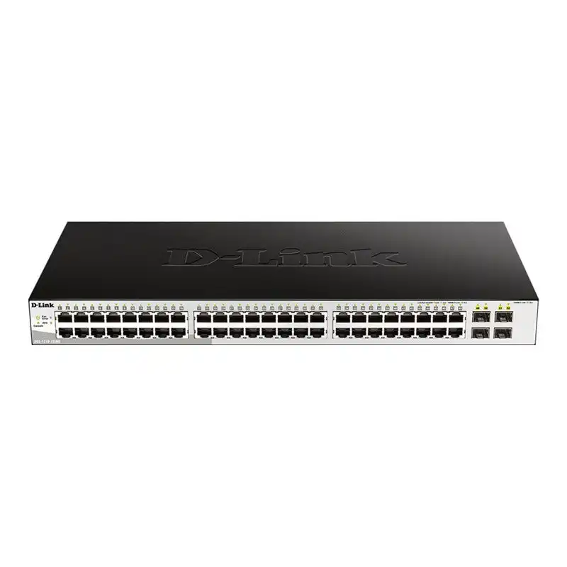 D-Link DGS 1210-52 - ME - Commutateur - Géré - 48 x 10 - 100 - 1000 + 4 x Gigabit SFP - Montable s... (DGS-1210-52/ME/E)_1